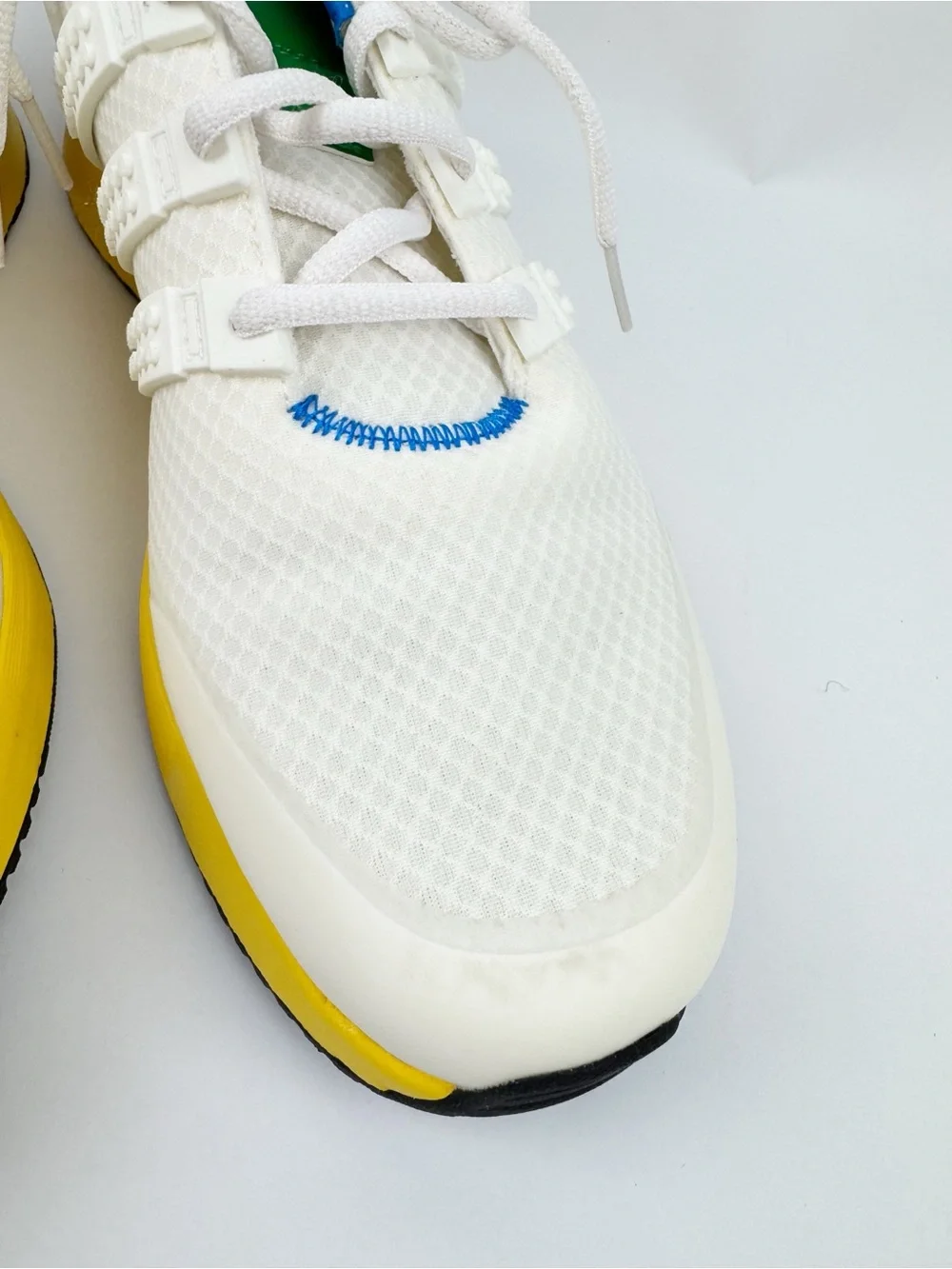 LEGO x adidas Racer TR21 sneakers White Yellow Blue Green and Red GW3680